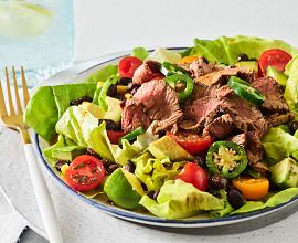 Spicy Beef Chipotle Salad